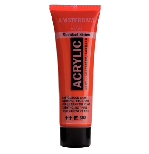 Amsterdam Talens Standard : Acrylic Paint : 20ml : Naphthol Red Light