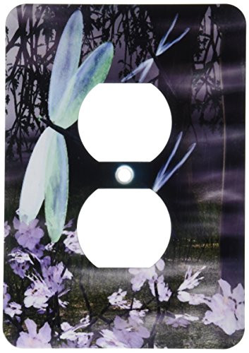 3dRose lsp_47986_6""Dragonflies With Glowing Wings" Outlet Cover