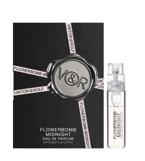 Viktor & Rolf Flowerbomb Midnight Eau de Parfum Spray Sample 1.2ml/ 0.04oz