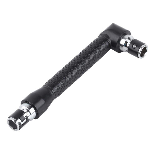 Wrench Driver, L-Shape 1/4 Inch Hex Socket Wrench Double Head For Screwdriver Bits Hand Tool