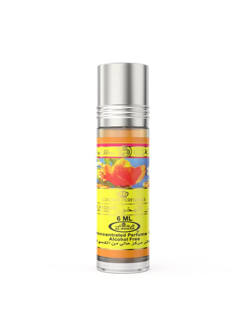 Bakhour - Roll On - Essential Perfume Oil - Unisex - by Al-Rehab - 6ml(0.2 Fl Oz)