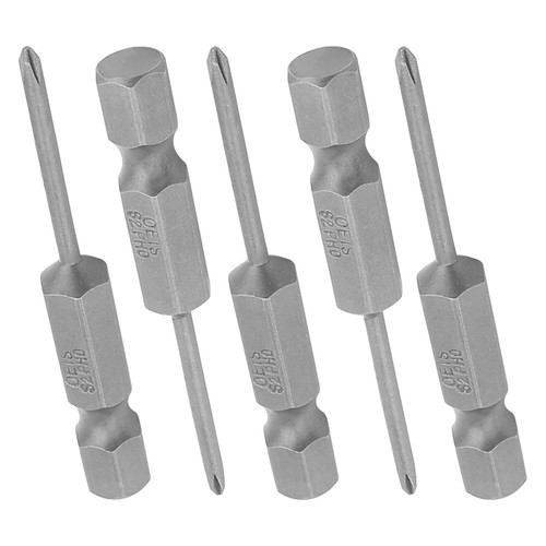 Auniwaig 5pcs Phillips Screwdriver Drill Bit Set, 2mm PH0 Phillips Cross, 1/4 Inch Hex Shank, 50mm/2 Inch Length S2 Steel with Magnetic for Power Screwdriver Drill Impact Driver Auniwaig 5pcs Phillips Screwdriver Drill Bit Set, 2mm PH0 Phillips Cross, 1/4 Inch Hex Shank, 50mm/2 Inch Length S2 Steel with Magnetic for Power Screwdriver Drill Impact Driver