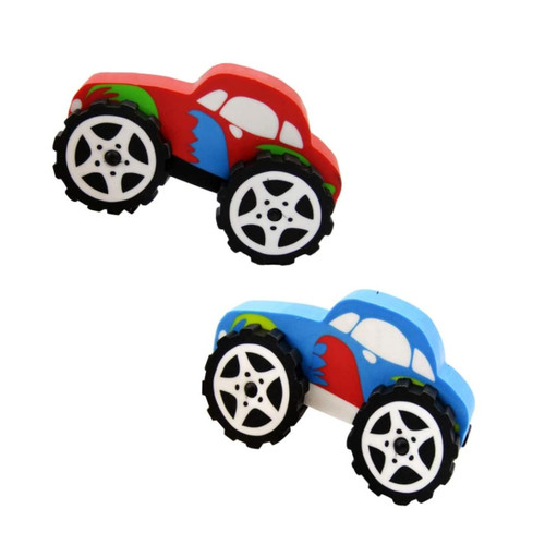 Ciieeo Kids Erasers Erasers for Pencils Erasers for Kids Adhesive Eraser Kids Pencil Erasers Novelty Erasers Car Shape Erasers Cartoon Child Big Car Kids Car Erasers 5pcs