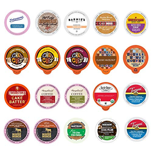 20-count Flavored Coffee Variety Sampler, Single-serve Coffee for Keurig K-cup Brewers 20-count Flavored Coffee Variety Sampler, Single-serve Coffee for Keurig K-cup Brewers