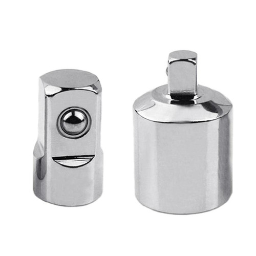 Ratchet Wrench Socket Adapter Reducer Converter Set To 1/4" 1/4" To Hand Tools Stainless Steel Durable 2 Pcs Reducer Converter