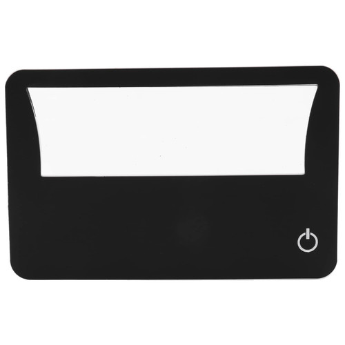 TAMOSH Credit Card Size Lighted 3X Magnifier Bundle Includes 2 Magnifiers, Each Magnifier for Reading Has 3X Lens, Use As 3X Magnifying Glass with Light or As Reading Magnifier for Menus