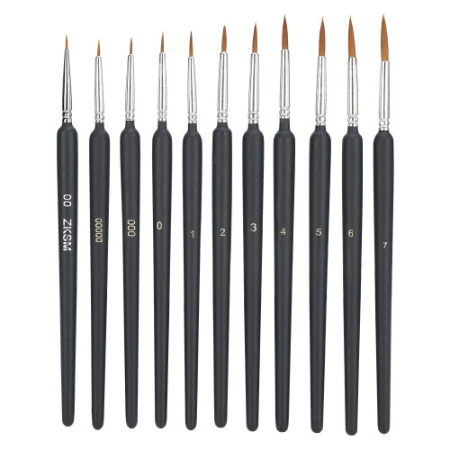 Paint Brushes Set, 11 Pcs Nylon Hair Artist Acrylic Paint Brushes, Watercolor Brushes Painting Brush for Purpose Oil Watercolor Painting Artist Professional Kits Paint Brushes Set, 11 Pcs Nylon Hair Artist Acrylic Paint Brushes, Watercolor Brushes Painting Brush for Purpose Oil Watercolor Painting Artist Professional Kits
