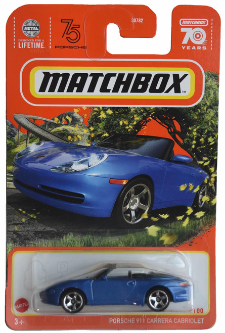 Matchbox Porsche 911 Carrera Cabriolet, Blue 79/100 Matchbox Porsche 911 Carrera Cabriolet, Blue 79/100