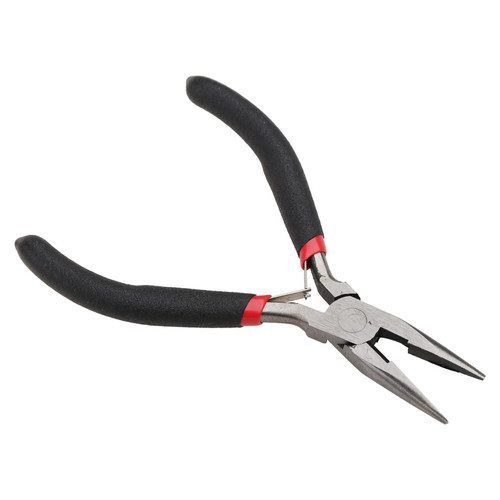 5inch Handmade Pliers Practical Jewelry Diy Hand Tool Black Handle Needle Nose Pliers 1PC Mini Pliers Diagonal Pliers Needle Nose Cutter Handcraft Beading Insulated Plier For Diy Small Jewelry