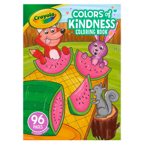 CRAYOLA Coloring Book - Colors of Kindness, 96 Pages