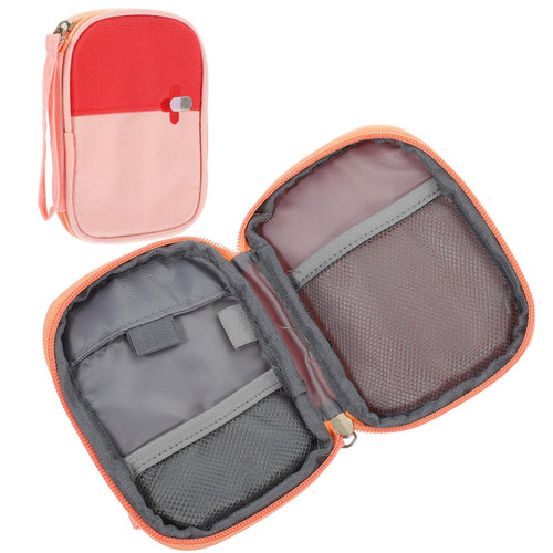 HEALEEP hand first aid kit outdoor activities empty first aid pouch first responder toiletry bag first aid backpack emergency bag first aid bag mini medical bag travel Oxford cloth
