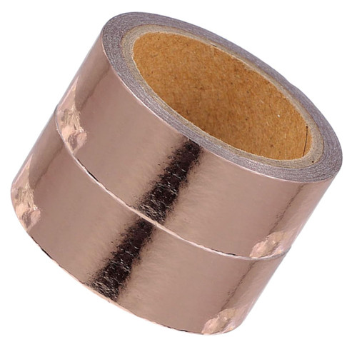 COOPHYA 2 Rolls Decor DIY Paper Tape Scrapbook Tape Journal Tape Notebook DIY Washi Tape Washi Tape Aesthetic Tape for Scrapbooking DIY Scrapbooking Tape Metal Japanese Paper Account