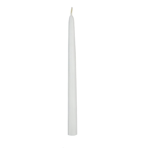 Darice Taper Candle - White - 12 inches