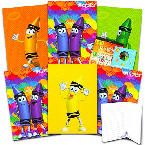 Crayola School Notebook Set Crayola School Supplies Bundle - 6 Pc Crayola Note Taking Kit with Scrabble Stickers and More (Crayola Writing Pad) Crayola School Notebook Set Crayola School Supplies Bundle - 6 Pc Crayola Note Taking Kit with Scrabble Stickers and More (Crayola Writing Pad)