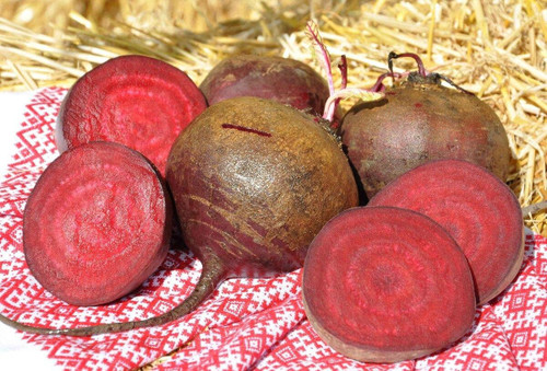 FUN AND GROW SEEDS: Seeds Detroit Dark Red Beet Round Beetroot Non GMO Heirloom