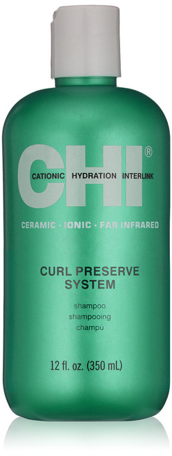 CHI Curl Preserve Shampoo, 12 Fl Oz