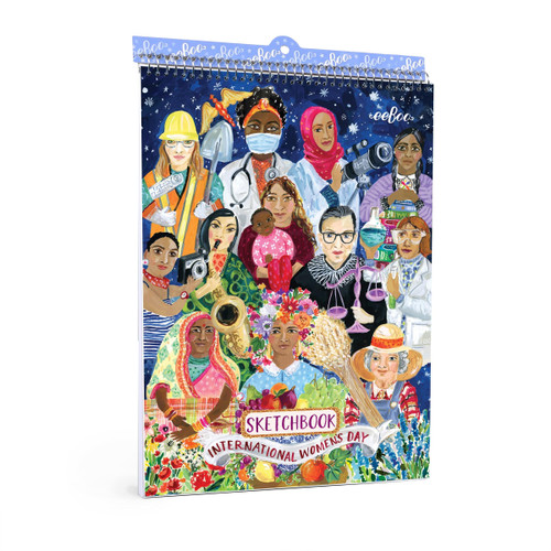 eeBoo: International Women's Day Sketchbook, Perfect for Doodling, Coloring, Sketching, or Creative Artwork, Perfect for Children of All Ages