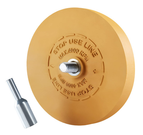 CowboyBOB Decal Remover Eraser Wheel Rubber Eraser Wheel for Drill Removes Car Stripes Vinyl Tapes and Graphics Rubber Eraser Wheel Tool Kit for Cars, RV, Motorcycles Sticker Remover Tool 1 Pack