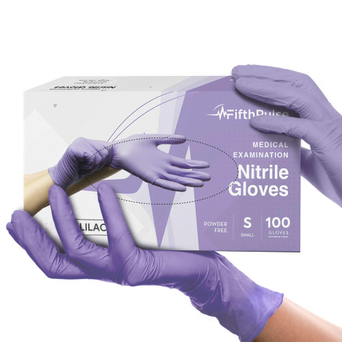 Lilac Nitrile Disposable Gloves - 100 Count - 3 Mil Nitrile Gloves Small - Powder and Latex Free Rubber Gloves - Surgical Medical Exam Gloves - Food Safe Cooking Gloves Lilac Nitrile Disposable Gloves - 100 Count - 3 Mil Nitrile Gloves Small - Powder and Latex Free Rubber Gloves - Surgical Medical Exam Gloves - Food Safe Cooking Gloves