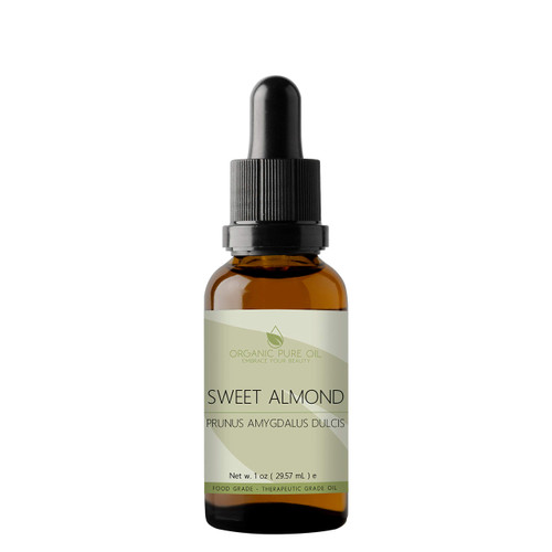 organic pure oil Sweet Almond Oil 1 oz 100% Pure Natural Cold Pressed Almond Oil Extra Virgin Unrefined Premium Pharmaceutical Grade A for Face Hair Skin Body Lips - Almond Oil Carrier Oil organic pure oil Sweet Almond Oil 1 oz 100% Pure Natural Cold Pressed Almond Oil Extra Virgin Unrefined Premium Pharmaceutical Grade A for Face Hair Skin Body Lips - Almond Oil Carrier Oil