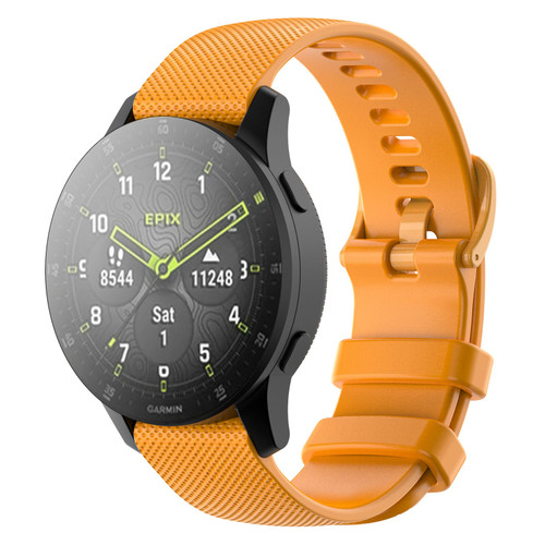TiMOVO Sports Band Compatible with Garmin Vivoactive4/Garmin Venu2/Garmin Forerunner 265/Garmin Forerunner 255/Garmin Forerunner 265 Music/Forerunner 255 Music,22mm Soft Silicone Adjustable WatchStrap