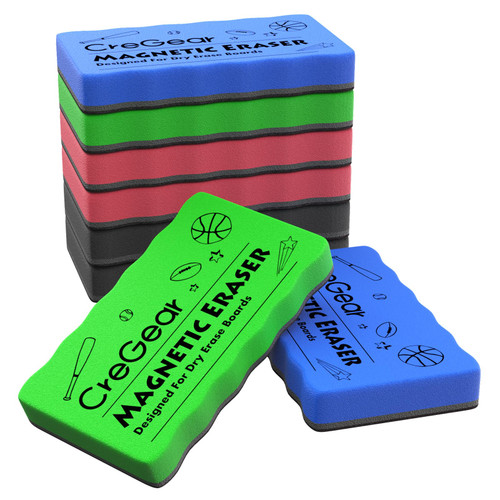 CreGear Dry Erase Eraser, 8 Pack Magnetic Whiteboard Erasers, Dry Eraser for Dry Erase Board, White Board, Small White Board Erasers for Classroom, School, Home, Office