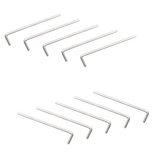 Litoexpe 10 Pieces 5/64" Hex Key Wrench, L Shape Allen Wrench, Chrome Vanadium Steel