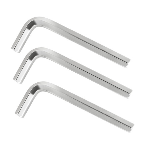 Litoexpe 3 Pcs 10mm Hex Key Wrench, 3/8" L Shape Allen Wrench, Chrome Vanadium Steel Repairing Tool