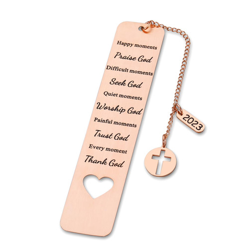 Bible Verse Bookmarks Religious Gifts for Women Men Christian Baptism Gifts for Adults Friends Faith First Communion Gift for Teen Boys Girls Birthday Christmas Stocking Stuffers for Son Daughter