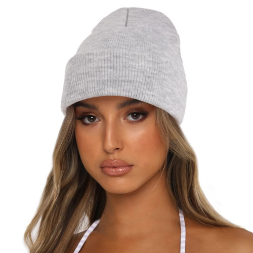 Sydbecs Knit Cuffed Beanie Hats for Women Men, Unisex Winter Warm Knitted Ski Skull Cap (Gray) Sydbecs Knit Cuffed Beanie Hats for Women Men, Unisex Winter Warm Knitted Ski Skull Cap (Gray)