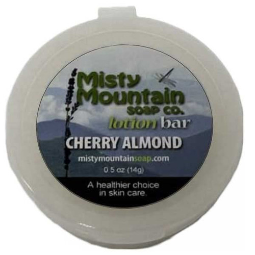 Mini Lotion Bars - Cherry Almond - Made with Natural Oils and Butters by Misty Mountain Soap Co.