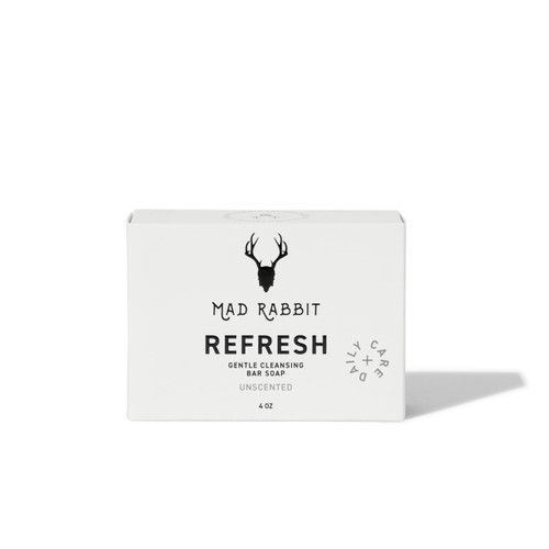 Mad Rabbit Refresh Gentle Coconut Based Cleansing Soap, 4 oz - Tattoo Aftercare, Natural Cleansing Ingredients, Made For All Skin Types, New Tattoo Healing