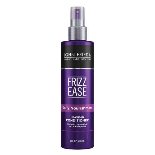 John Frieda Frizz Ease Daily Nourishment Conditioner, 8 Ounce Leave-in Conditioner for Frizz-prone Hair, with Vitamin A, C, and E