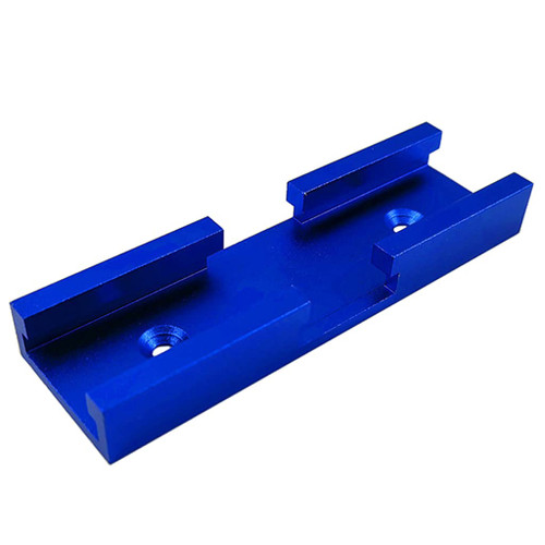 Durable T-Track Intersection Kit For Woodworking Double-Cut Jig Profile Universal T-Track With Predrilled Mounting Holes Woodworking T Slot Cross Connector Diy Table Saw Track Intersection Parts