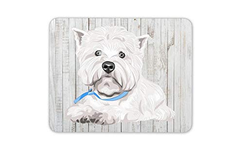 West Highland Terrier Mouse Pad - Westie Dog Puppy Mousepad Mouse Mat Gift Computer -4166