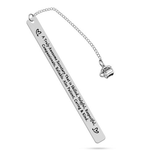 Secretary Gifts Secretary Appreciation Gifts for Women Secretary Gifts for Office Bookmarks for Secretary Staff Thank You Office Legal Medical Secretary Gift School Secretary Gifts for Women
