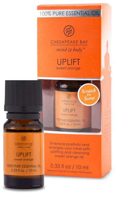 Chesapeake Bay Candle - PT40934 100% Pure Essential Diffuser Oil, 10ml, Uplift (Sweet Orange)