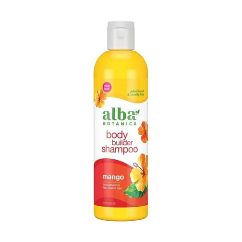 Alba Botanica Body Builder Shampoo, Mango, 12 Oz