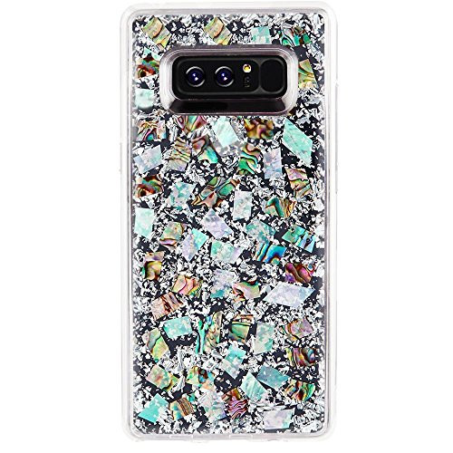YXYCF Note 8 Case - Real Mother of Pearl - Slim Protective Design for Samsung Galaxy Note 8 - Mother of Pearl - Karat