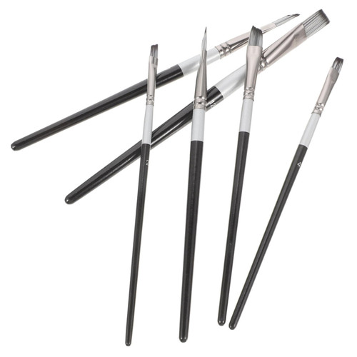 NOLITOY 6pcs Oil Paint Brush Kids Adult Drawing Arts Crafts Supplies Artist Paintbrushes Artist Paint Brush Oil Brush Watercolor Painting Brush Kids Suit Child Drawing Brush Wood Portable NOLITOY 6pcs Oil Paint Brush Kids Adult Drawing Arts Crafts Supplies Artist Paintbrushes Artist Paint Brush Oil Brush Watercolor Painting Brush Kids Suit Child Drawing Brush Wood Portable