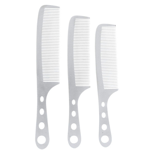 3Pcs Steel Comb,Styling Flat Combs,Hairdressing Comb,Portable Barber Shop Comb,Salon Styling Barber Hairdressing Combs,Fine Tooth Comb,Wide Tooth Comb,Anti?Static 3Pcs Steel Comb,Styling Flat Combs,Hairdressing Comb,Portable Barber Shop Comb,Salon Styling Barber Hairdressing Combs,Fine Tooth Comb,Wide Tooth Comb,Anti?Static