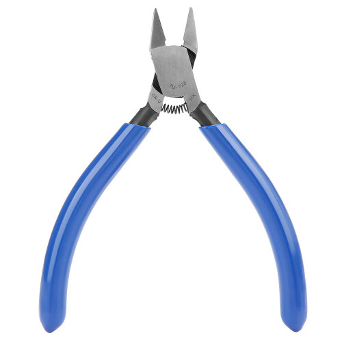 4 inch Wire Cutters, Electrical Wire Pliers Flush Cut Nipper Pliers Chrome Vanadium Steel Diagonal Pliers Side Cutting Nippers for Crafting, Floral, Electrical & Any Clean Cut Needs