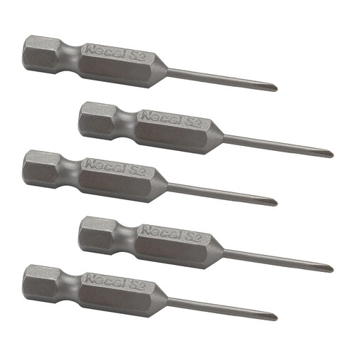 Auniwaig 10pcs Phillips Screwdriver Drill Bit Set, 1.6mm PH00 Phillips Cross, 1/4 Inch Hex Shank, 50mm/2 Inch Length S2 Steel with Magnetic for Power Screwdriver Drill Impact Driver