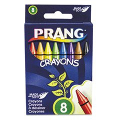 Crayons Made With Soy, 8 Colors/box By: Prang