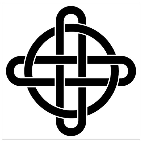 Zippy Stickers | Celtic Knot Decal/Sticker - Circle and Ovals Style - Many Colors and Sizes to Choose From