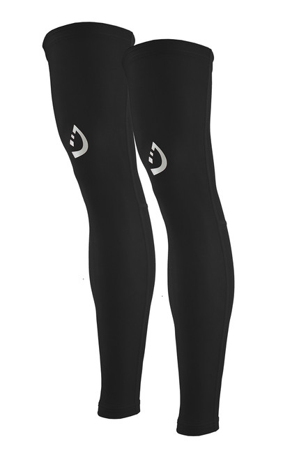 Deckra Cycling Leg Warmers Biking Leg Sleeves, Breathable Gym, Running, Outdoor Active Knee Warmers for Men/Women Unisex (Black, S/M)