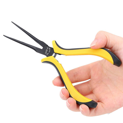 1pc Needle Nose Pliers 5.7''/147mm Long Nose Plier Press Tool Multi Tool Forceps Repair Hand Tools