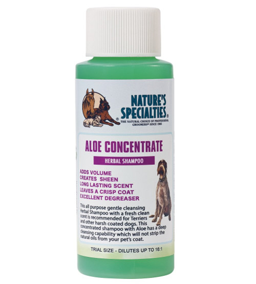 Nature's Specialties Aloe Concentrate Pet Shampoo, Trial Size
