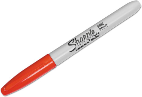 Sharpie Fine Tip Permanent Marker MARKER,SHARPIE,FINE PT,RD (Pack of10)