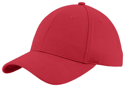 Sport-Tek Unisex-adult PosiCharge RacerMesh Cap (STC26) -TRUE RED -OSFA